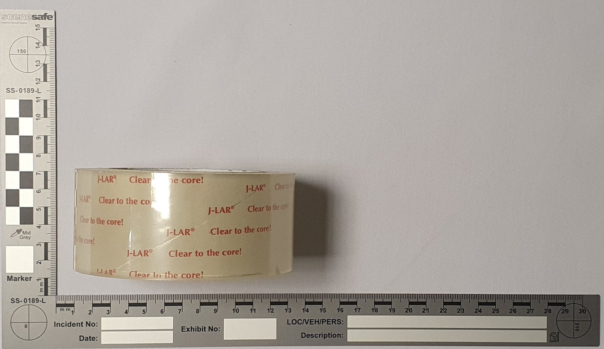 J-Lar Fingerprint Tape 50mm x 66m Clear