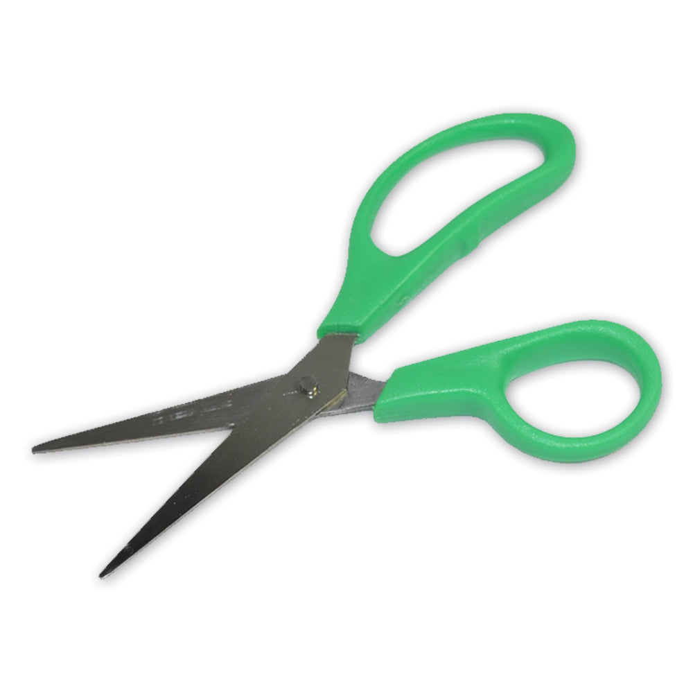 Sterile Scissors 5" Green / Black Handle