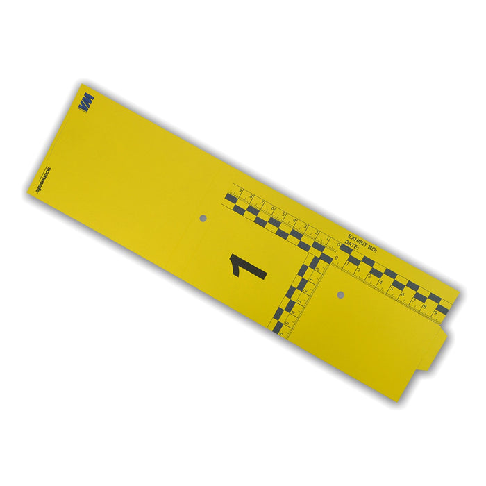 Disposable Evidence Markers Yellow 1-15 — SceneSafe