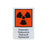 S/A Hazard Warning Label "Radioactive"