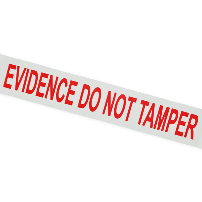 "EVIDENCE DO NOT TAMPER" Tape