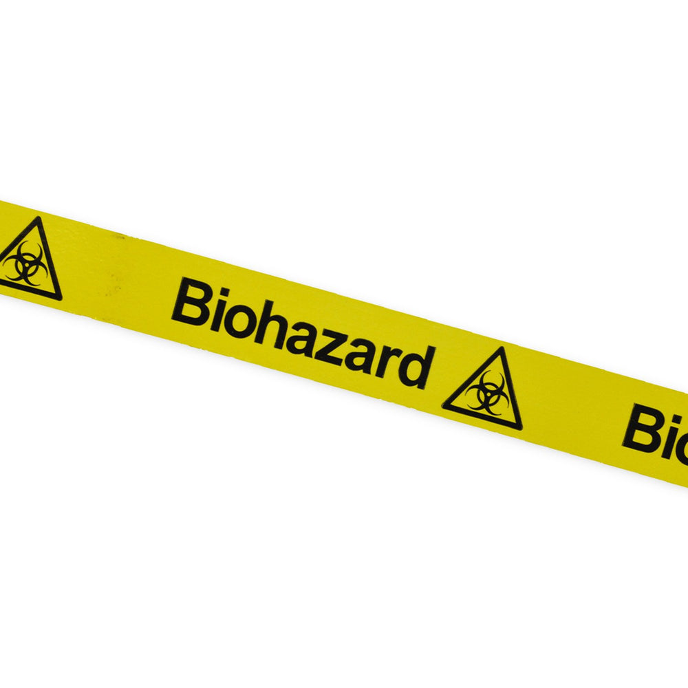 "Biohazard" Tape With Symbol 25mm x 66m