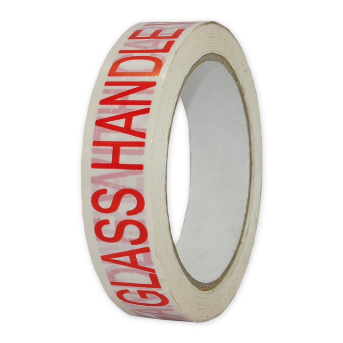 Printed Tape "Glass Handle With Care"