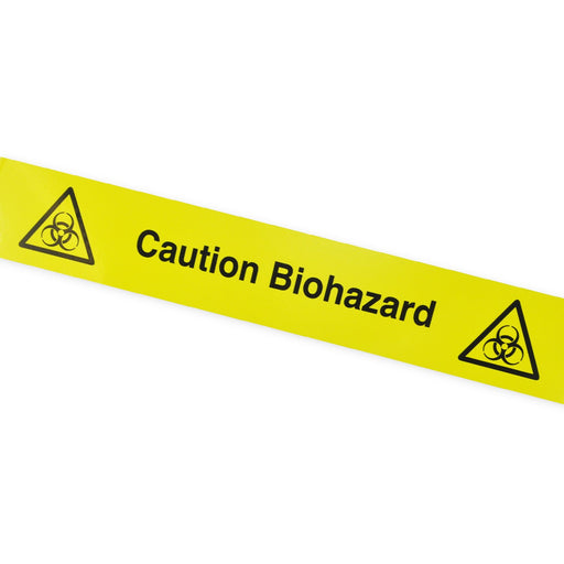 Vinyl printed Tape "Caution Biohazard"