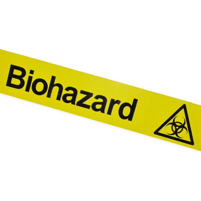 Biohazard Tape With Symbol 50mm x 66m