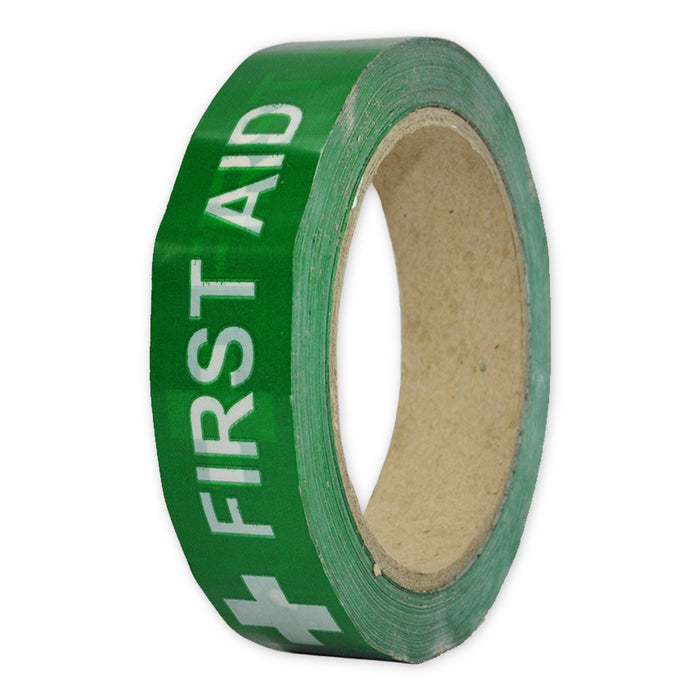 Printed Tape "FIRST AID" + Symbol