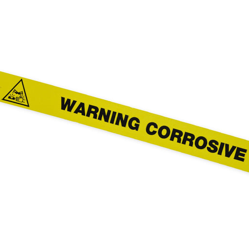WARNING CORROSIVE Tape 25mm x 66m
