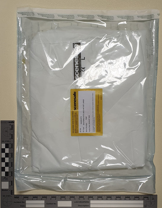 Type 5 & 6 Sterile, disposable, no linting Howie type coat - elasticated wrists