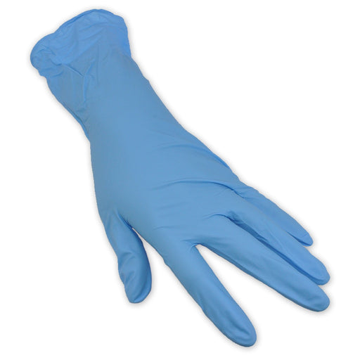 Polyco Blue Nitrile Long Cuff Gloves