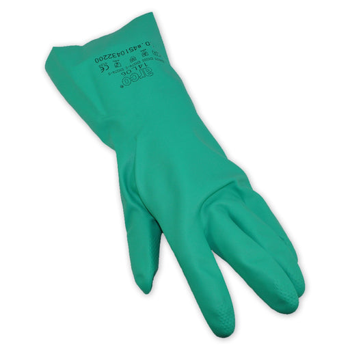 Chemical Nitrile Green Gloves