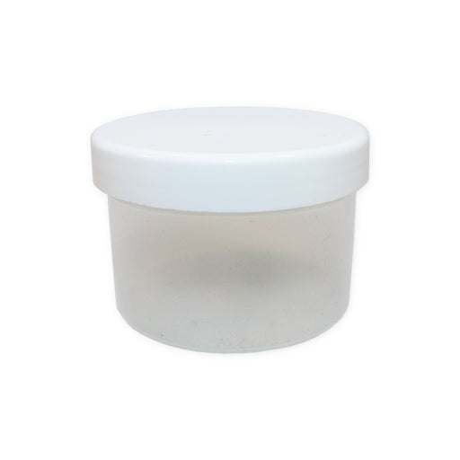 150ml Container Clear Plastic Body With White Screw Top Lid