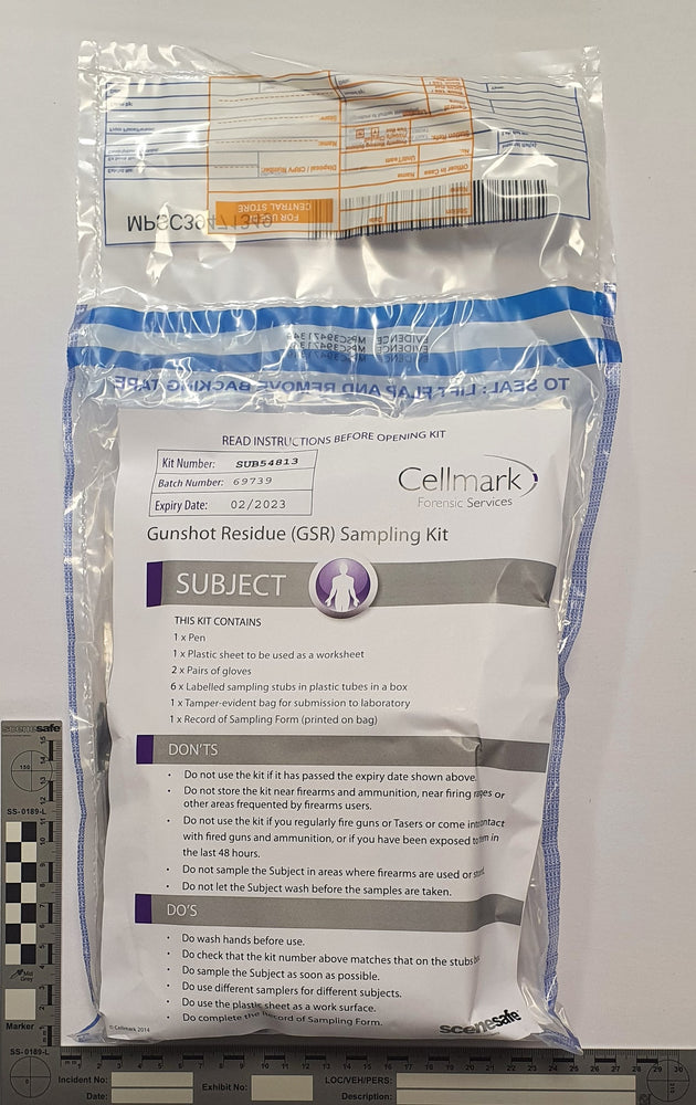 Cellmark GSR Subject Sampling Kit — SceneSafe