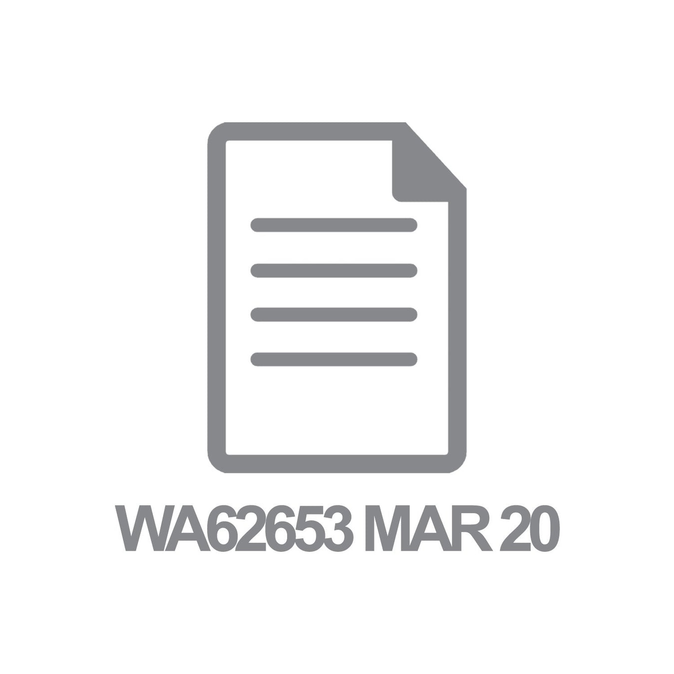 WA62653 MAR 20